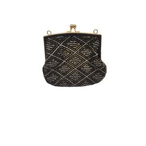 LaRegale Black‎ Handbag with Beads